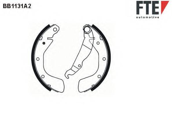 FTE BB1131A2 Комплект тормозных колодок