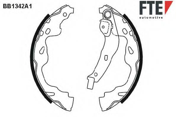 FTE BB1342A1 Комплект тормозных колодок