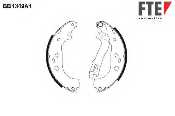 FTE BB1349A1 Комплект тормозных колодок