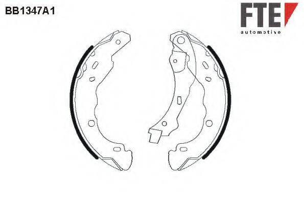 FTE BB1347A1 Комплект тормозных колодок