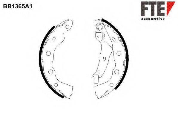 FTE BB1365A1 Комплект тормозных колодок