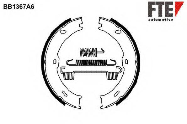 FTE BB1367A6 Комплект тормозных колодок, стояночная тормозная система