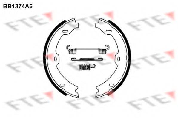 FTE BB1374A6 Комплект тормозных колодок, стояночная тормозная система