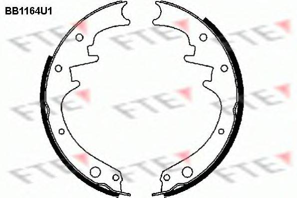 FTE BB1164U1 Комплект тормозных колодок