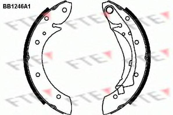 FTE BB1246A1 Комплект тормозных колодок