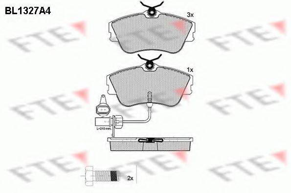 FTE BL1327A4 Комплект тормозных колодок, дисковый тормоз