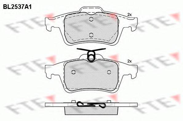 FTE BL2537A1 Комплект тормозных колодок, дисковый тормоз