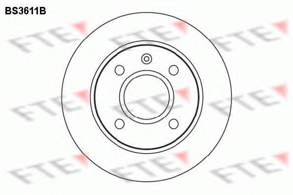 FTE BS3611B Тормозной диск