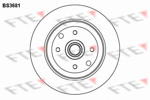FTE BS3681 Тормозной диск