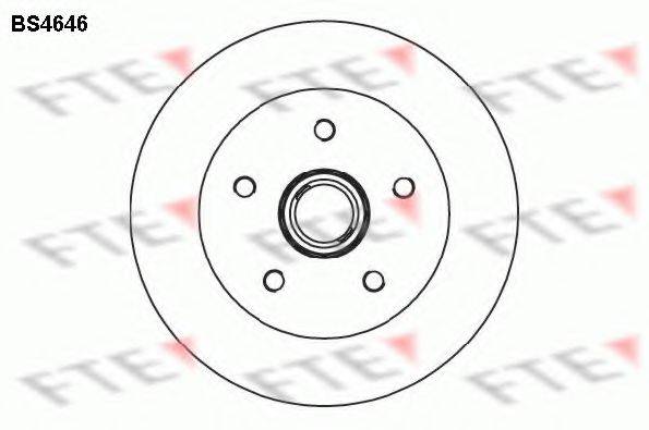 FTE BS4646 Тормозной диск