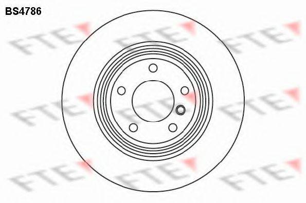 FTE BS4786 Тормозной диск