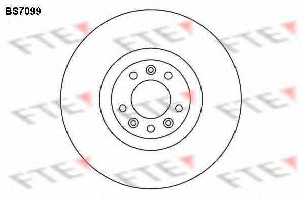 FTE BS7099 Тормозной диск