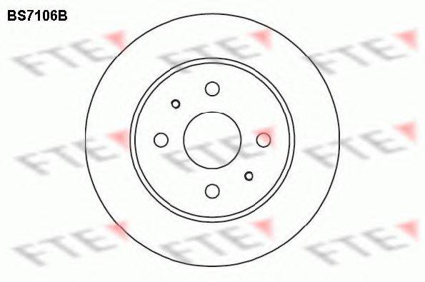 FTE BS7106B Тормозной диск