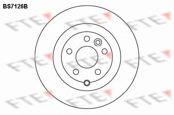 FTE BS7126B Тормозной диск