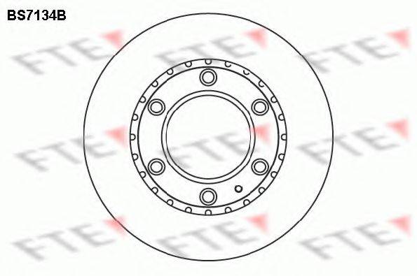 FTE BS7134B Тормозной диск