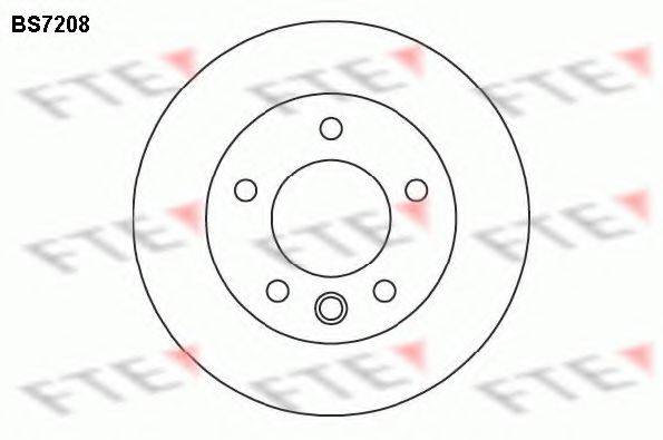FTE BS7208 Тормозной диск