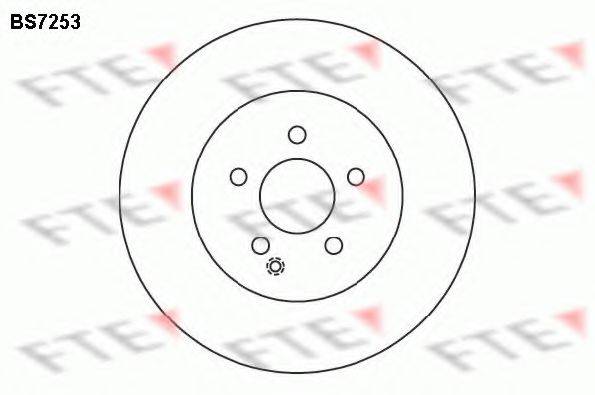 FTE BS7253 Тормозной диск