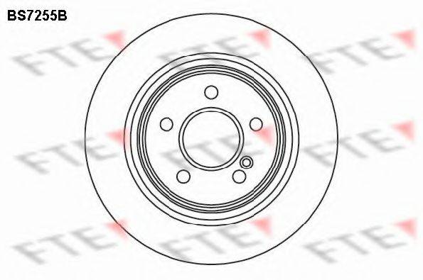 FTE BS7255B Тормозной диск
