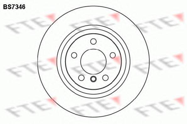 FTE BS7346 Тормозной диск