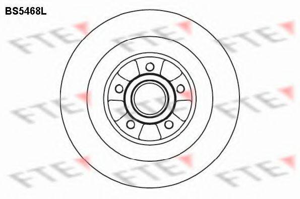 FTE BS5468L Тормозной диск