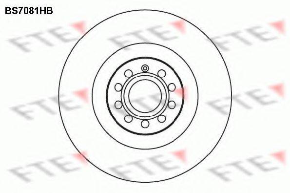 FTE BS7081HB Тормозной диск