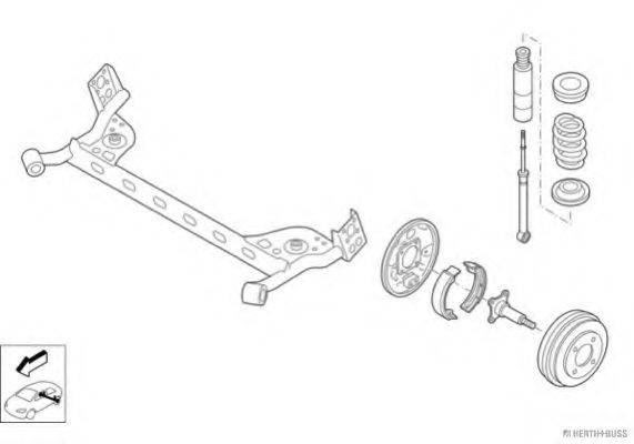HERTH+BUSS JAKOPARTS N02706HA Рулевое управление; Подвеска колеса
