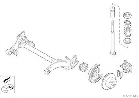 HERTH+BUSS JAKOPARTS N04695HA Рулевое управление; Подвеска колеса