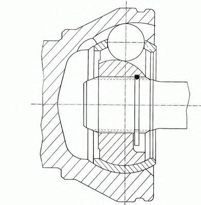 LOBRO 300872 Шарнир, приводной вал