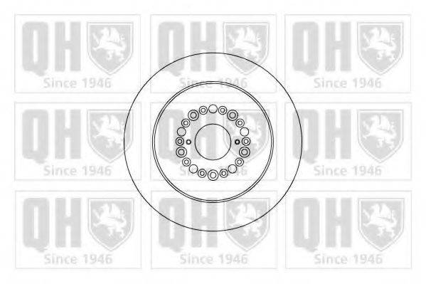QUINTON HAZELL BDC5080 Тормозной диск
