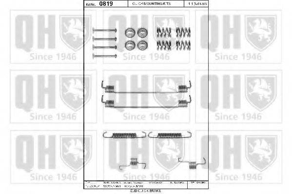 QUINTON HAZELL BFK456 Комплектующие, тормозная колодка