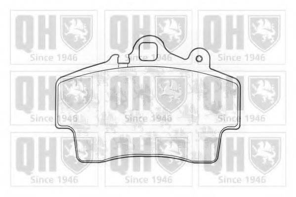 QUINTON HAZELL BP1189 Комплект тормозных колодок, дисковый тормоз