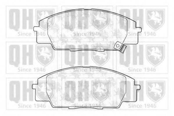 QUINTON HAZELL BP1219 Комплект тормозных колодок, дисковый тормоз