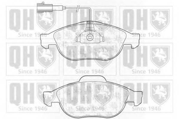 QUINTON HAZELL BP1302 Комплект тормозных колодок, дисковый тормоз