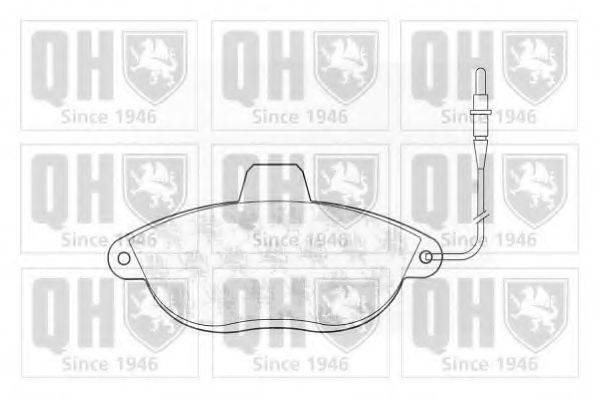 QUINTON HAZELL BP903 Комплект тормозных колодок, дисковый тормоз