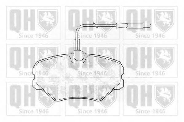 QUINTON HAZELL BP909 Комплект тормозных колодок, дисковый тормоз