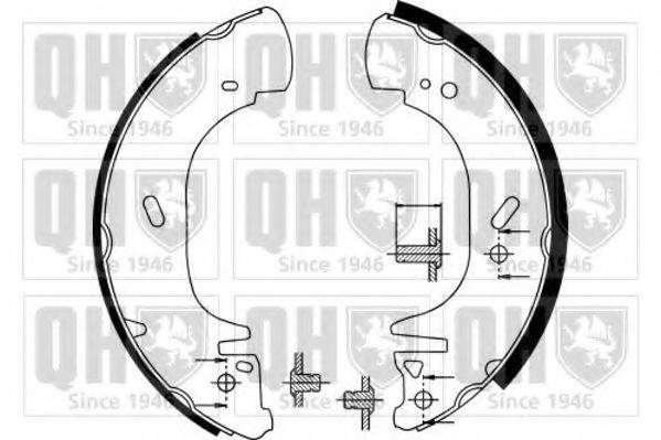 QUINTON HAZELL BS1134 Комплект тормозных колодок