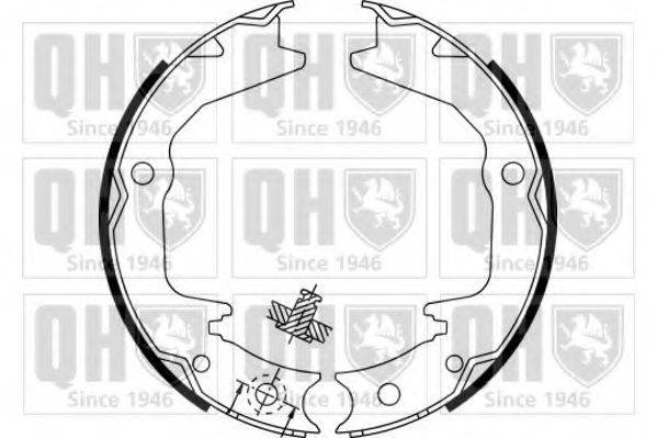 QUINTON HAZELL BS1138 Комплект тормозных колодок, стояночная тормозная система