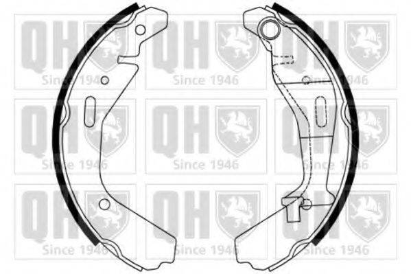 QUINTON HAZELL BS1188 Комплект тормозных колодок