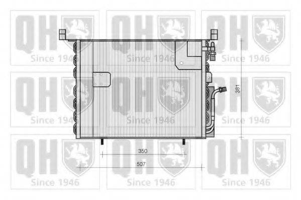 QUINTON HAZELL QCN105 Конденсатор, кондиционер