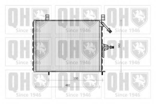 QUINTON HAZELL QCN106 Конденсатор, кондиционер