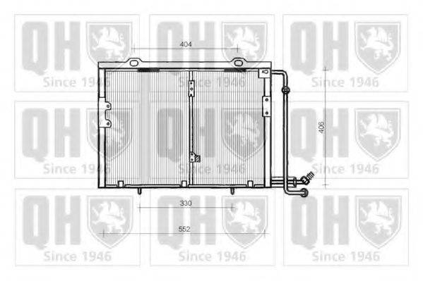 QUINTON HAZELL QCN108 Конденсатор, кондиционер