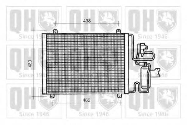 QUINTON HAZELL QCN13 Конденсатор, кондиционер