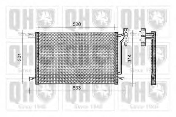 QUINTON HAZELL QCN139 Конденсатор, кондиционер