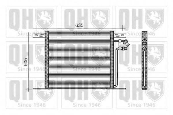 QUINTON HAZELL QCN145 Конденсатор, кондиционер