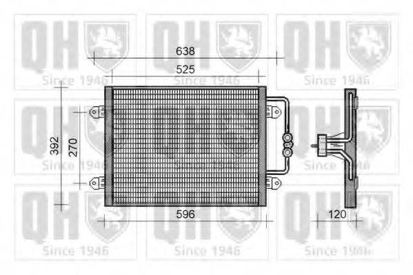 QUINTON HAZELL QCN157 Конденсатор, кондиционер