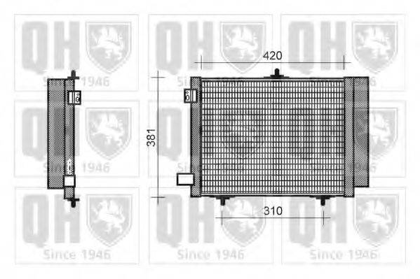 QUINTON HAZELL QCN221 Конденсатор, кондиционер