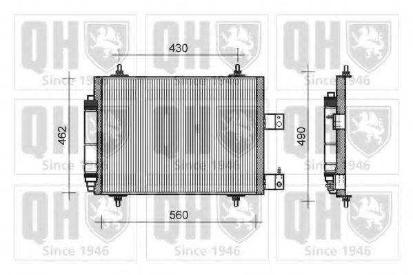 QUINTON HAZELL QCN222 Конденсатор, кондиционер