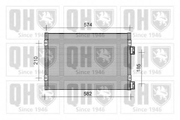 QUINTON HAZELL QCN224 Конденсатор, кондиционер