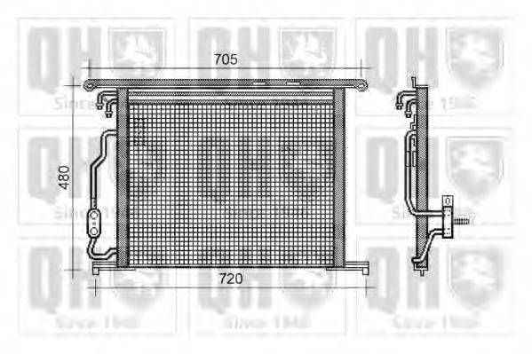 QUINTON HAZELL QCN295 Конденсатор, кондиционер