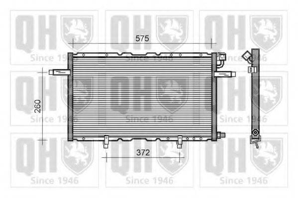 QUINTON HAZELL QCN315 Конденсатор, кондиционер